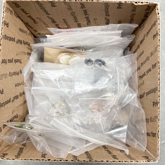 Bulk Jewelry Box 2 Pounds 4 Ounces Variety Craft Wearable Fashion Mystery Fun - Picture 6 of 9